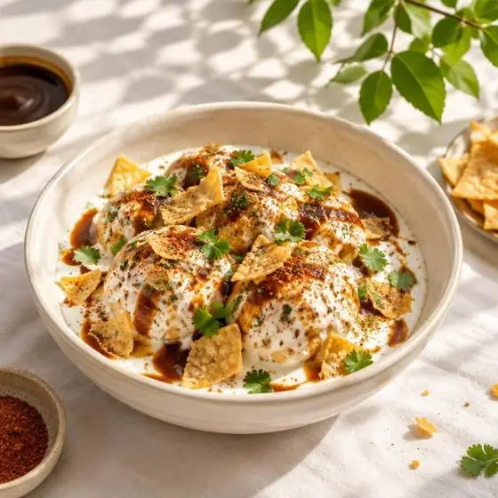Dahi Bhallay with Papri in Sheikhupura at Kanak TSM